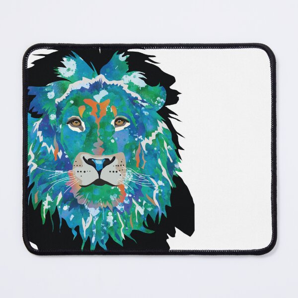 Item preview, Colour Splash - Green Lion designed and sold by AlyceAnn.