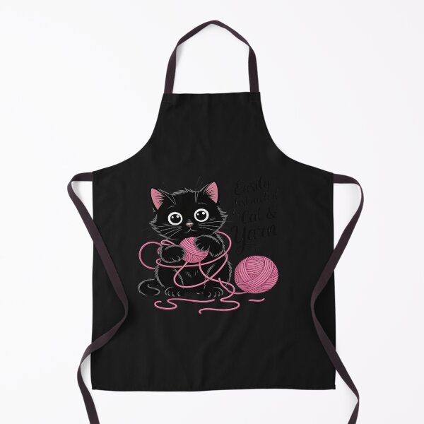 Item preview, Easily Distracted By Cat And Yarn designed and sold by tkhrbika.