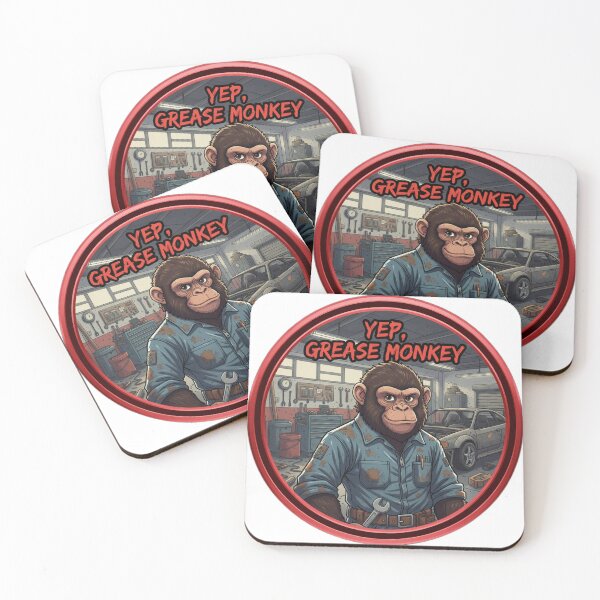 Item preview, Yep Grease Monkey designed and sold by RacerCatBrand.