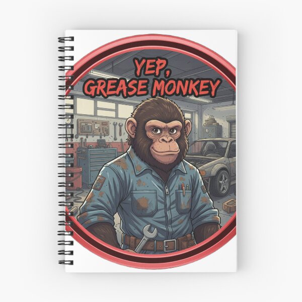Item preview, Yep Grease Monkey designed and sold by RacerCatBrand.
