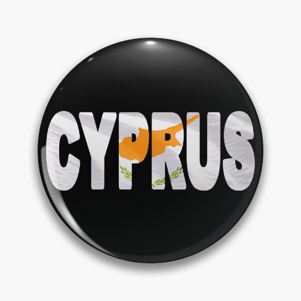 Item preview, CYPRUS - Flag Flying in Wind cut to Letters Souvenir Sticker Shirt designed and sold by Adam Gormley.