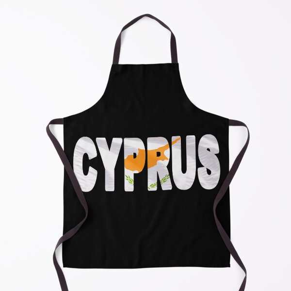 Item preview, CYPRUS - Flag Flying in Wind cut to Letters Souvenir Sticker Shirt designed and sold by Adam Gormley.