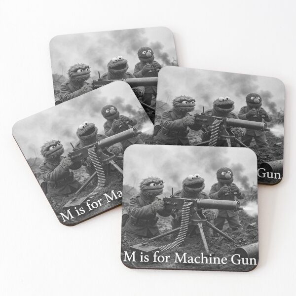 Item preview, M Is For Machine Gun  designed and sold by RENAGADE4LYF.