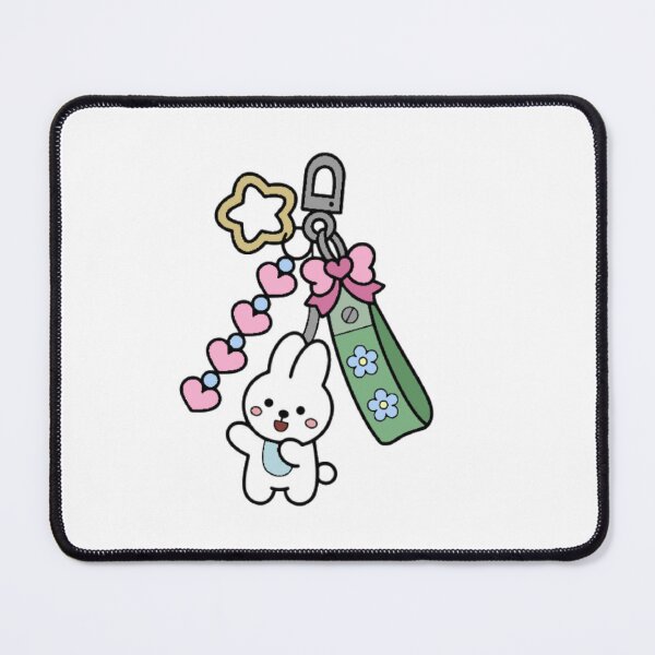 Item preview, Kawaii Bunny Keychain | Cute Pastel Bunny Aesthetic designed and sold by jugglingelephant.