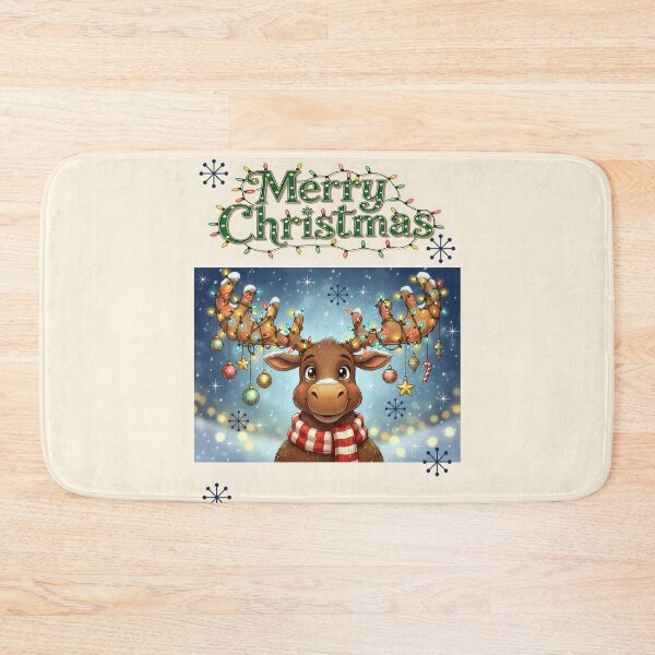 Item preview, Moose Christmas Card  designed and sold by Sharon Schwalbe.