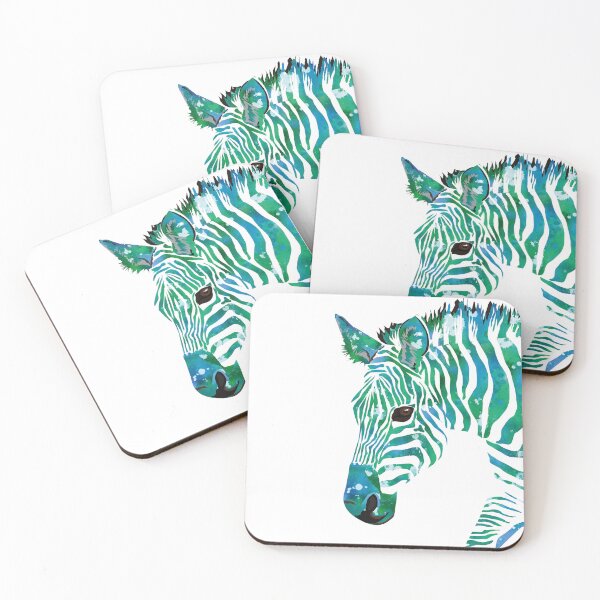 Item preview, Colour Splash Zebra - Green designed and sold by AlyceAnn.