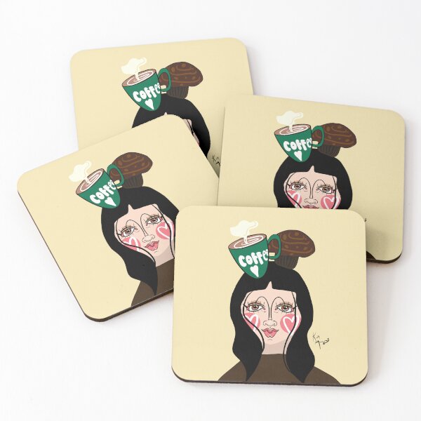 Item preview, Coffee Shop Mauvais designed and sold by katmakesthings.