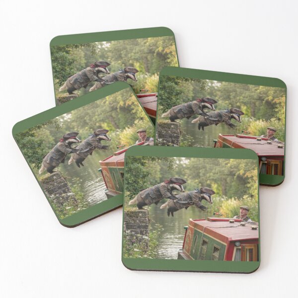 Item preview, Badger Pirates Menace the English Countryside designed and sold by Tridentulus.