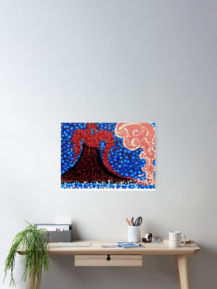 Thumbnail 2 of 3, Poster, Volcano 3 designed and sold by catherineverita.