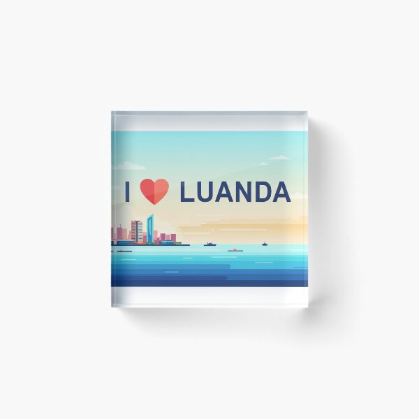 Item preview, I Love Luanda City designed and sold by VerizalShop.