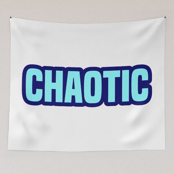Item preview, Chaotic, Blue Outline Bold designed and sold by Memes N Lore .