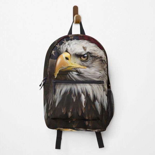 Item preview, Stunning patriotic American flag bald eagle print designed and sold by dcrc.