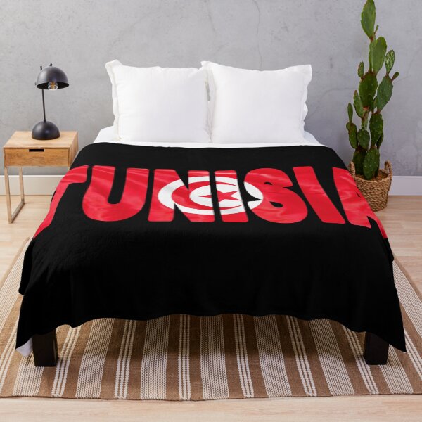 Artikelvorschau, TUNESIEN – Flagge im Wind – Aufkleber/T-Shirt (Souvenir) entworfen und verkauft von Adam Gormley.