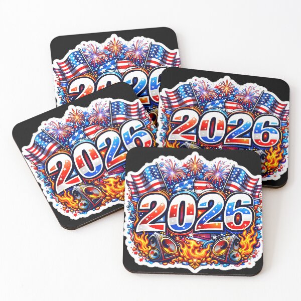 Item preview, Happy New Year 2026 USA Patriotic Fireworks Sticker | American Flag Celebration Design designed and sold by sachinsbg.