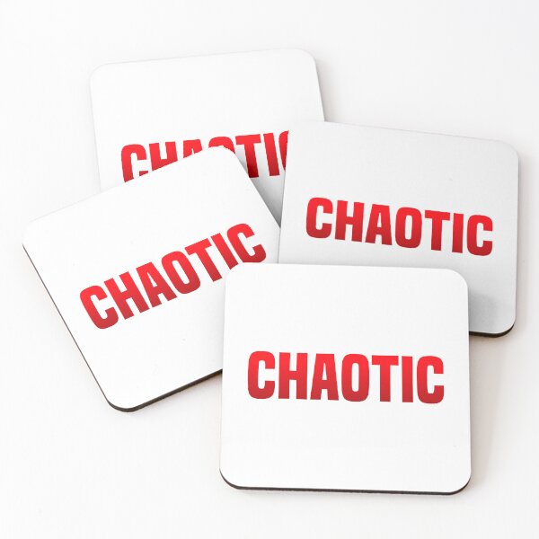 Item preview, Chaotic, Red Bold designed and sold by Memes N Lore .