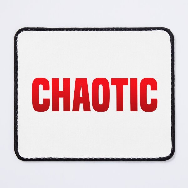 Item preview, Chaotic, Red Bold designed and sold by Memes N Lore .