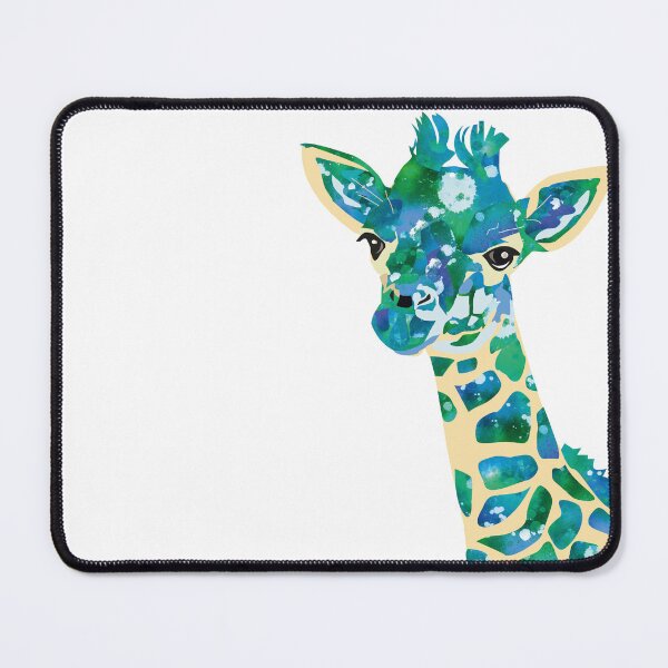 Item preview, Colour Splash Giraffe - Green designed and sold by AlyceAnn.