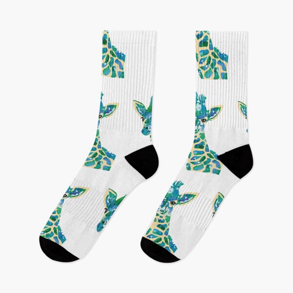 Item preview, Colour Splash Giraffe - Green designed and sold by AlyceAnn.