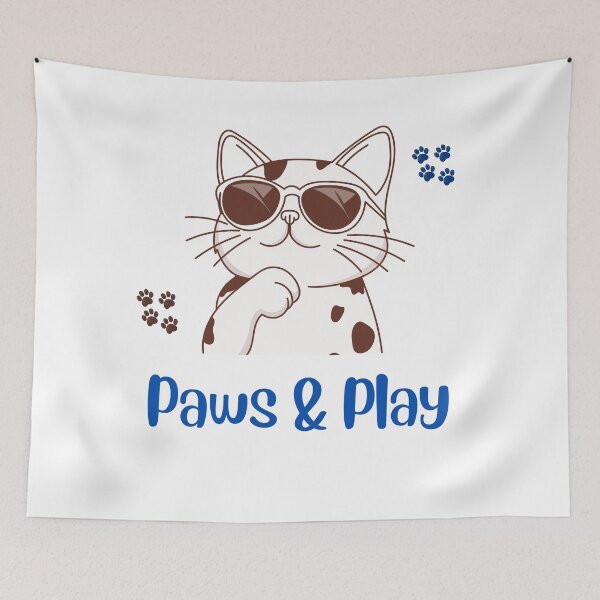 Item preview, Cute Cat Cartoon Illustration designed and sold by Kari2023.