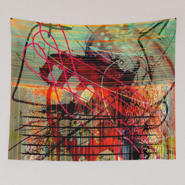 Item preview, Line Abstract Painting designed and sold by ViaARTfactory.