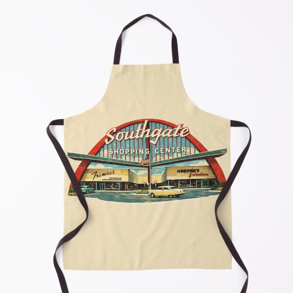 Item preview, Southgate Shopping Center – Vintage Lakeland Florida Mid-Century Illustration designed and sold by Maddie-iceee.