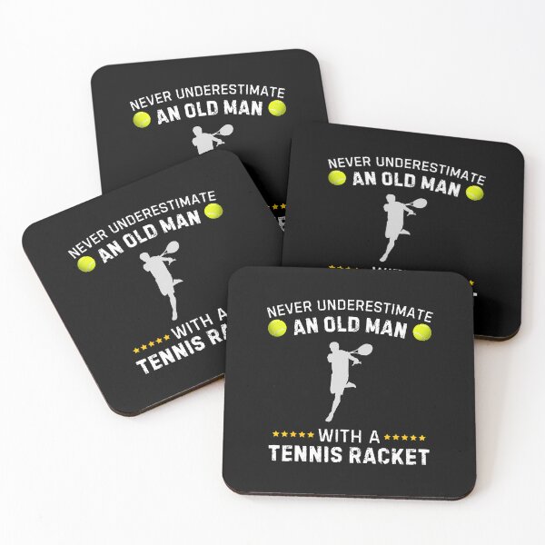 Item preview, Never Underestimate An Old Man With A Tennis Racket Funny designed and sold by kowaldtlbung.