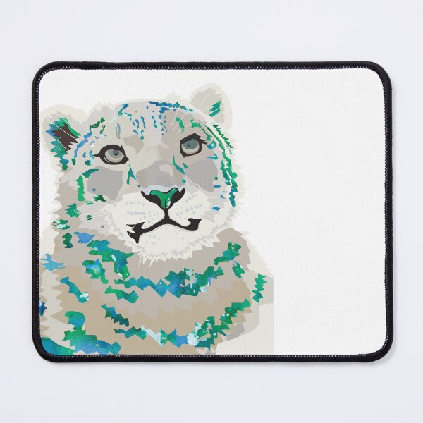 Item preview, Colour Splash Snow Leopard - Green designed and sold by AlyceAnn.