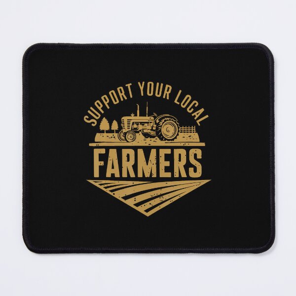 Item preview, Support Your Local Farmers Farming Agriculture Tractor designed and sold by godzillabro.