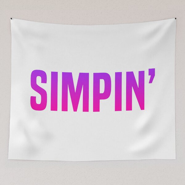 Item preview, Simpin’, Pink designed and sold by Memes N Lore .