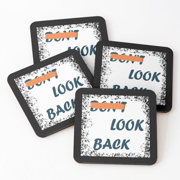 Item preview, Don’t Look Back | Clean Inspirational Quote Art designed and sold by Deepthi Market.
