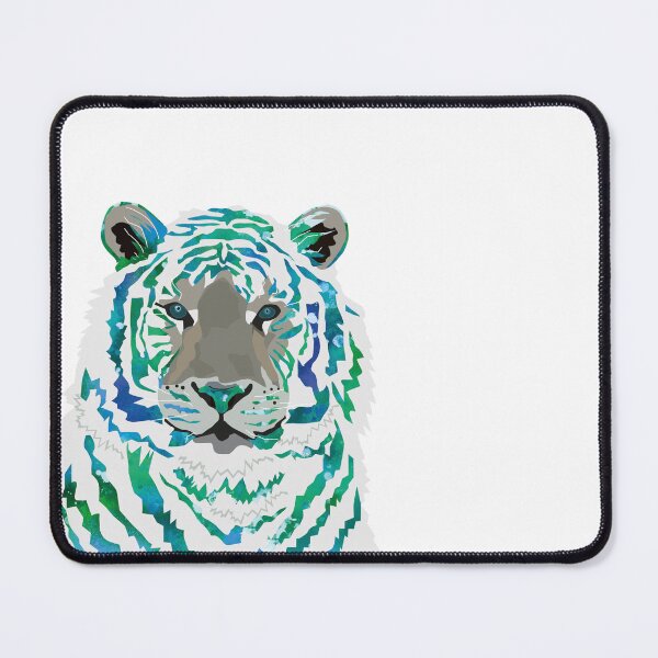 Item preview, Colour Splash White Tiger - Green designed and sold by AlyceAnn.