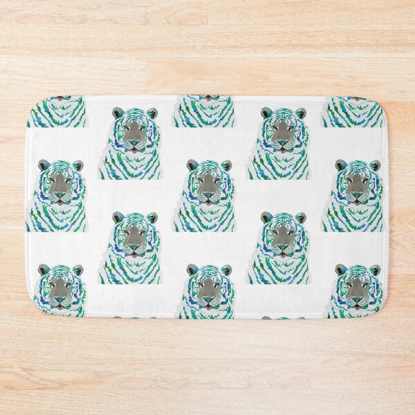 Item preview, Colour Splash White Tiger - Green designed and sold by AlyceAnn.