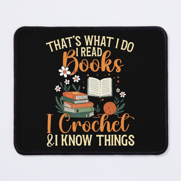 Item preview, Knitting Crocheting Reading Books Yarn For Knitter Crochet designed and sold by oglesum.