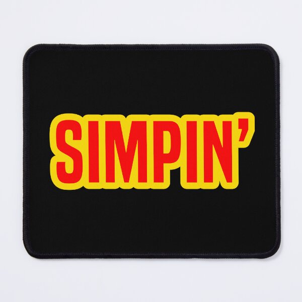Item preview, Simpin’, Red and Yellow Outline designed and sold by Memes N Lore .