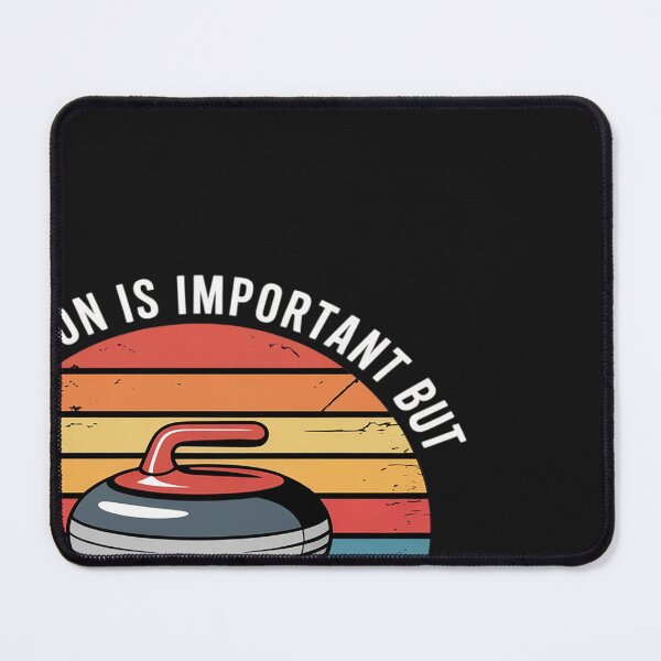 Item preview, Education Is Important But Curling Is Importanter designed and sold by BlueCreator-inc.