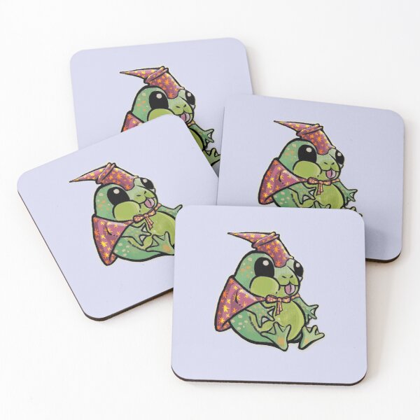 Item preview, Dumb Frog Wizard Watercolor designed and sold by dearghostqueen.