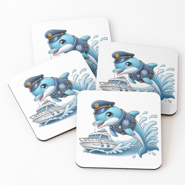 Item preview, Dolphin Police Officer Ocean Patrol Adventure designed and sold by LunaPixelStudio.