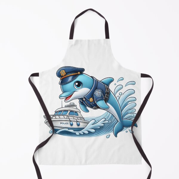 Item preview, Dolphin Police Officer Ocean Patrol Adventure designed and sold by LunaPixelStudio.