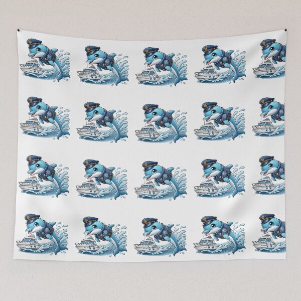 Item preview, Dolphin Police Officer Ocean Patrol Adventure designed and sold by LunaPixelStudio.
