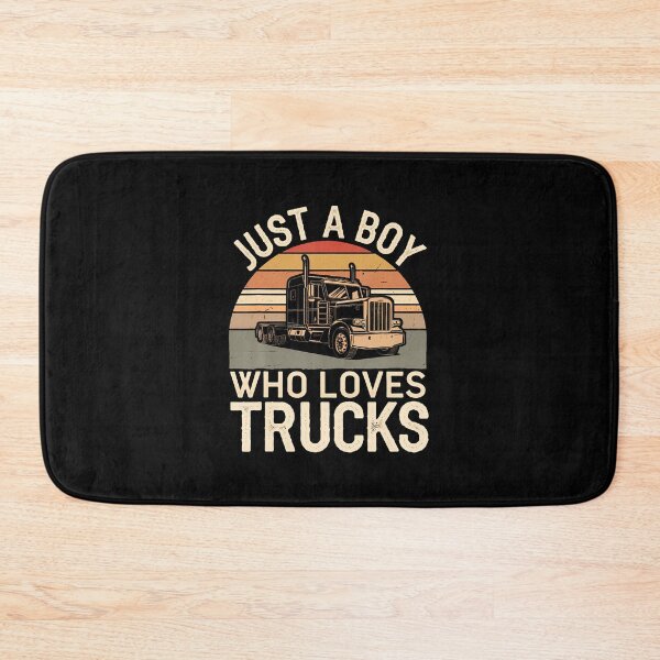 Item preview, Just A Boy Who Loves Trucks - Semi Trucker Toddler Boys designed and sold by kowaldtlbung.