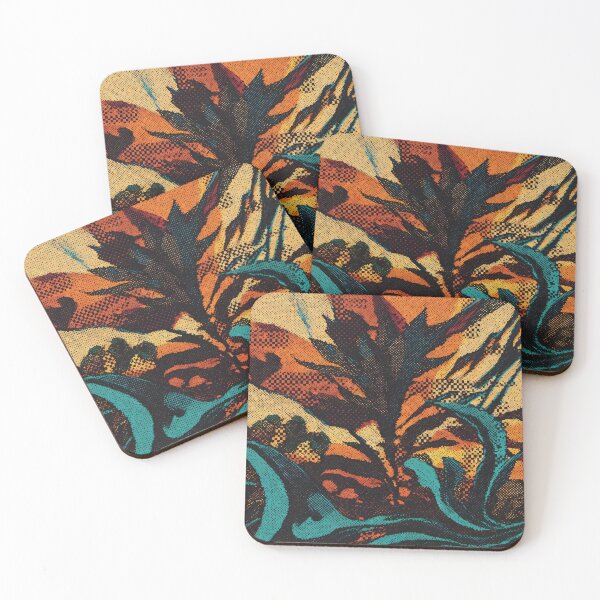 Item preview, Retro Botanical Leaves Abstract Art designed and sold by KiraChie.