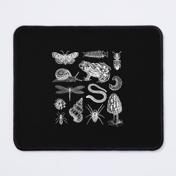 Item preview, Vintage Biology Collage Frog Snail Moth Mushroom designed and sold by dilnavergerr.