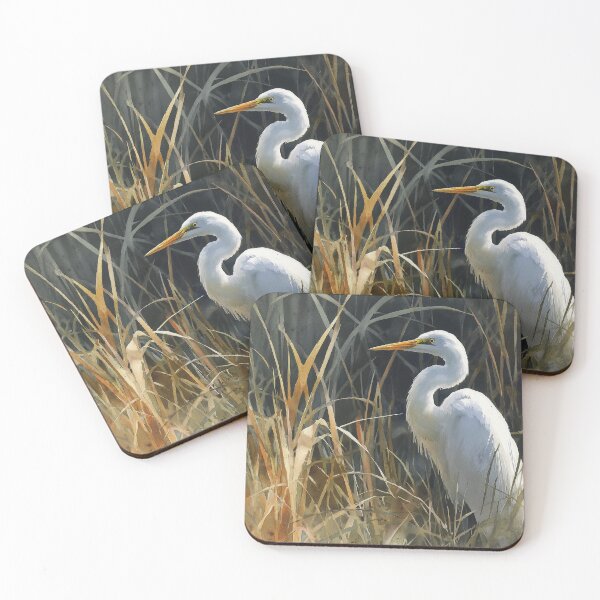 Item preview, Great Egret Amongst Reeds designed and sold by laurashawart.