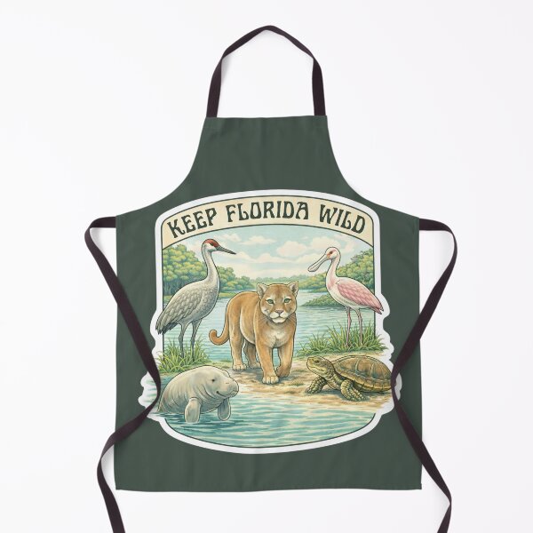 Item preview, Keep Florida Wild – Vintage Inspired Florida Wildlife Illustration designed and sold by Maddie-iceee.