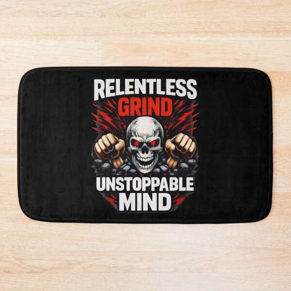 Item preview, Relentless Grind Unstoppable Mind – Powerful Hustle Motivation Design designed and sold by UrbanEchoHub.