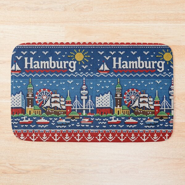 Item preview, Hamburg, knitted picture designed and sold by Mauswohn.