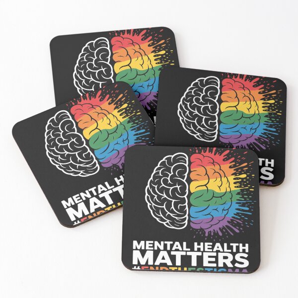 Item preview, End The Stigma Mental Health Matters Tie Dye Awareness designed and sold by BlueCreator-inc.