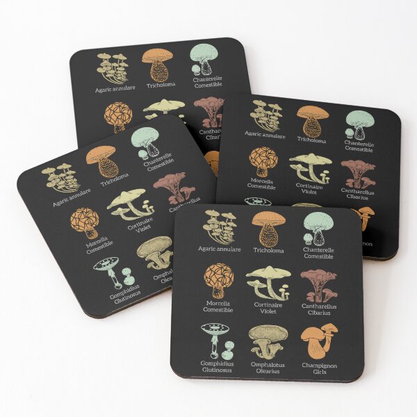 Item preview, Edible Mushroom Types Mycology Print designed and sold by dilnavergerr.