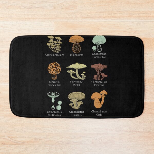 Item preview, Edible Mushroom Types Mycology Print designed and sold by dilnavergerr.