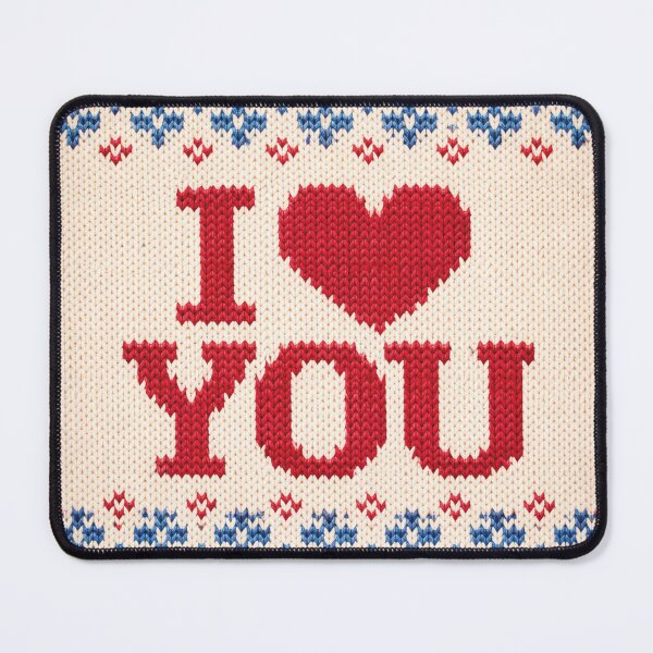 Item preview, I love you, beautiful knitting pattern designed and sold by Mauswohn.